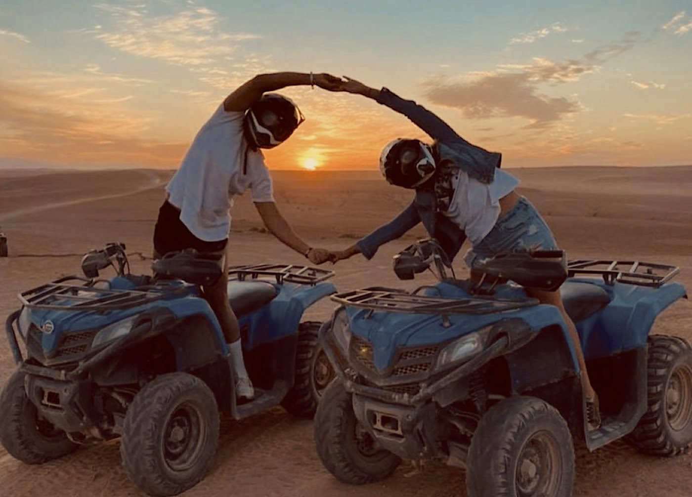 quad bike in agfay desert