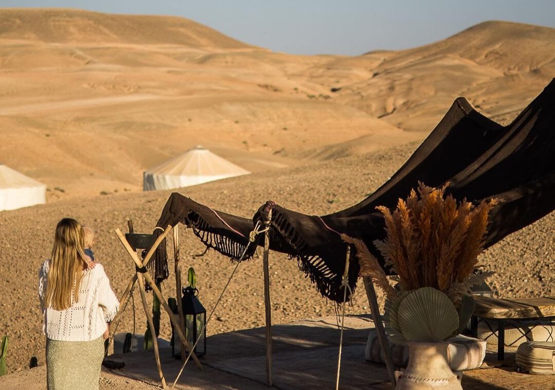 Agafay desert camping experience