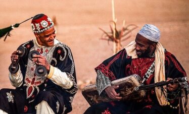 Live folklore music show Agafay Desert Morocco
