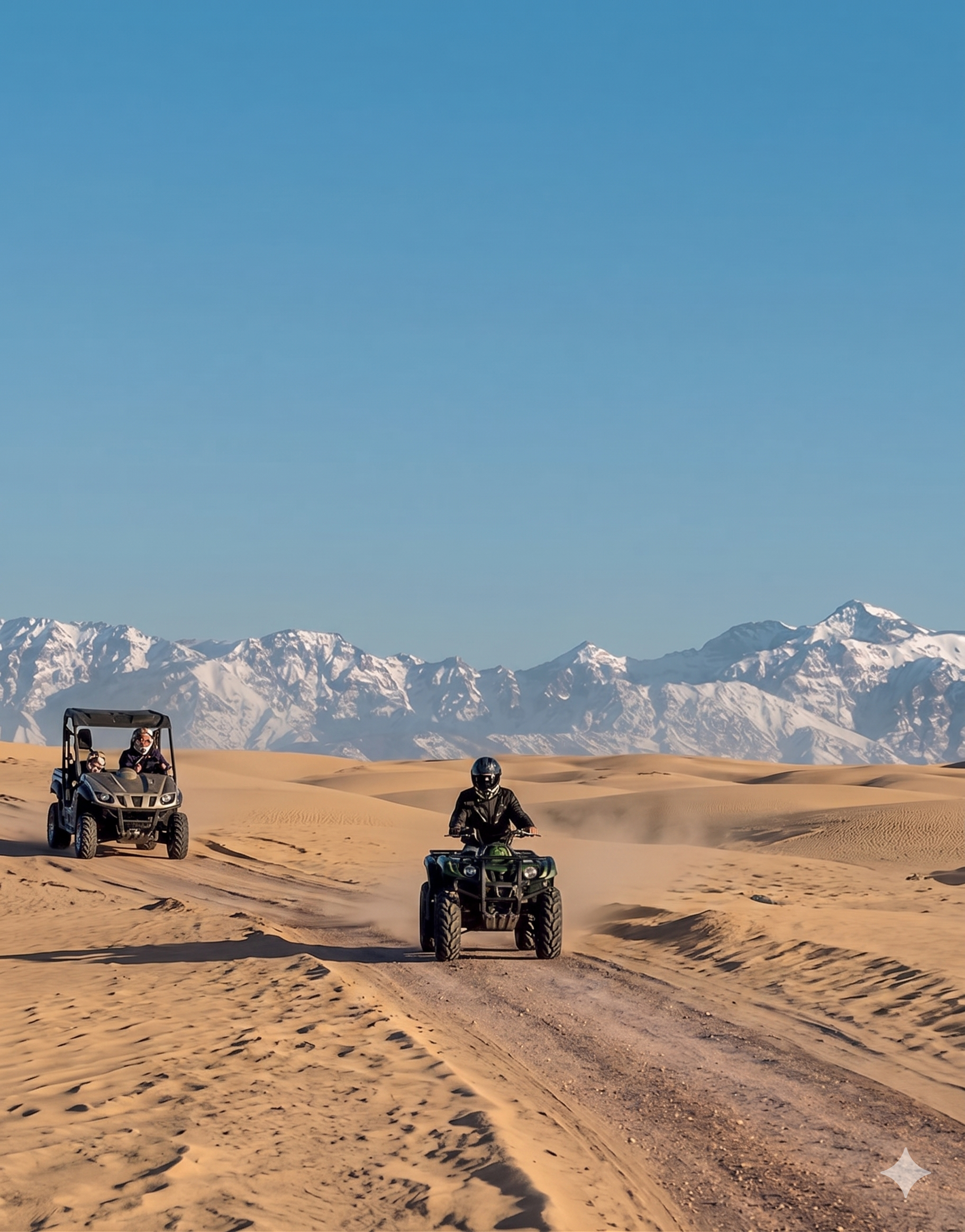 Agafay desert day pass adventure quad ride Marrakech Morocco