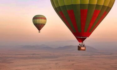 Hot air balloon flight Agafay Desert stargazing night pass Marrakech